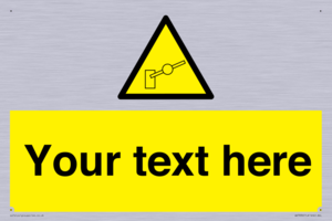 Custom warning barrier